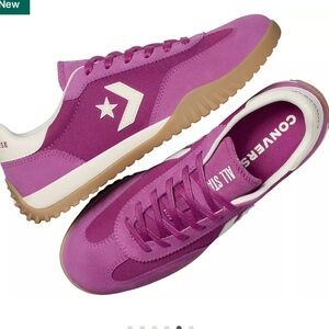 Converse All‎ Star Run Star Purple White Trainers Sneakers Women’s 11 NWT Suede